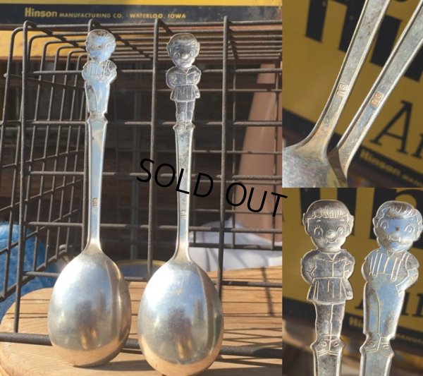 画像3: 1960s Vintage Campbell Kid Silver Spoon Set  (MA664)