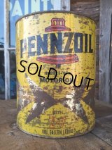 Vintage Pennzoil Motor Oil One Gallon Can (MA697)