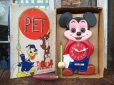 画像1: Vintage MI-KEN Mickey Wall Clock (MA701) (1)