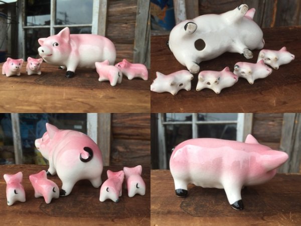 画像2: Vintage Ceramic Napco Japan Pig Piglet (MA717)