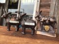 Vintage Japan Cast Metal Souvenir Donkey (MA715)