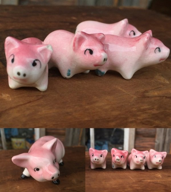 画像3: Vintage Ceramic Napco Japan Pig Piglet (MA717)