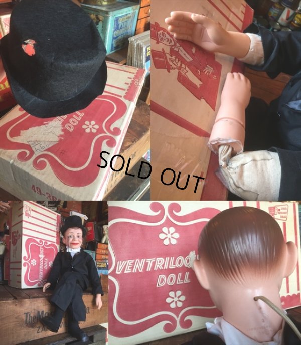 画像4: Vintage Charlie McCarthy Ventriloquist Doll W/BOX  (MA720) 