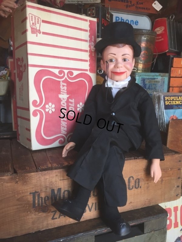 画像1: Vintage Charlie McCarthy Ventriloquist Doll W/BOX  (MA720) 