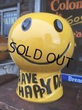 SALE 70s Vintage Maccoy　Smily Happy Face Cookie Jar (MA721)