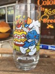 画像1: 80s Vintage Glass Baker Smurf (MA724) (1)