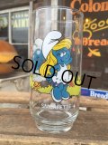 80s Vintage Glass Smurfette (MA726)