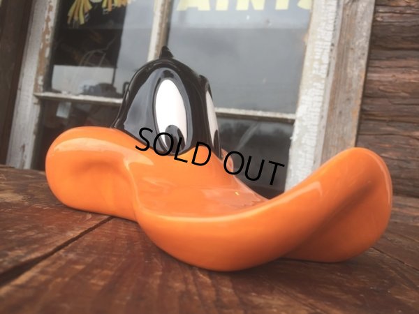 画像1: Vintage Looney Tunes Daffy Duck Ceramic Soup Dish (MA737)