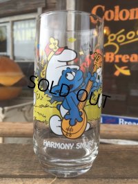80s Vintage Glass Harmony Smurf (MA722)