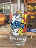 80s Vintage Glass Handy Smurf (MA723)