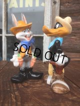 Vintage Looney Tunes Daffy ＆ B.Bunny Ceramic S&P (MA738)
