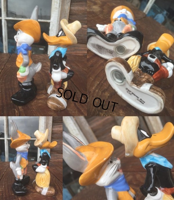 画像3: Vintage Looney Tunes Daffy ＆ B.Bunny Ceramic S&P (MA738)