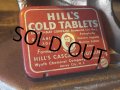 Vintage HILL'S COLD TABLETS Tin Can (MA746) 