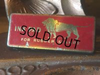 Vintage INK PAD Rubber Stamps Tin Can (MA745) 