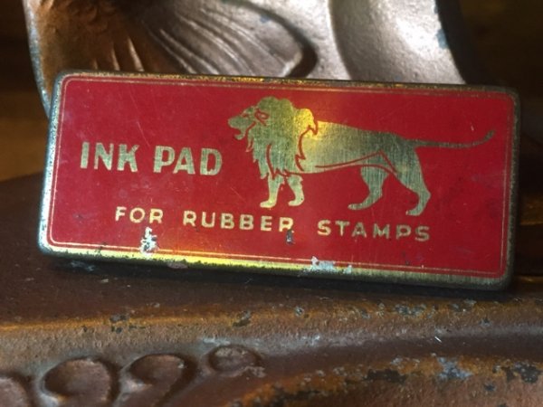 画像1: Vintage INK PAD Rubber Stamps Tin Can (MA745) 