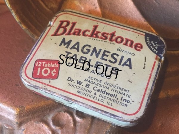 画像1: Vintage Blackstone Magnesia Tablets Tin Can (MA741) 