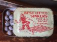 画像1: Vintage Horrocks Best Little Sinker Tin Old Fishing (MA754) (1)