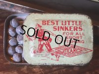 Vintage Horrocks Best Little Sinker Tin Old Fishing (MA754)