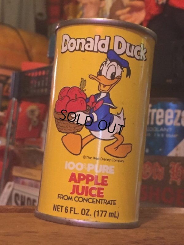画像1: Vintage Donald Duck Apple Juice Can (MA761)