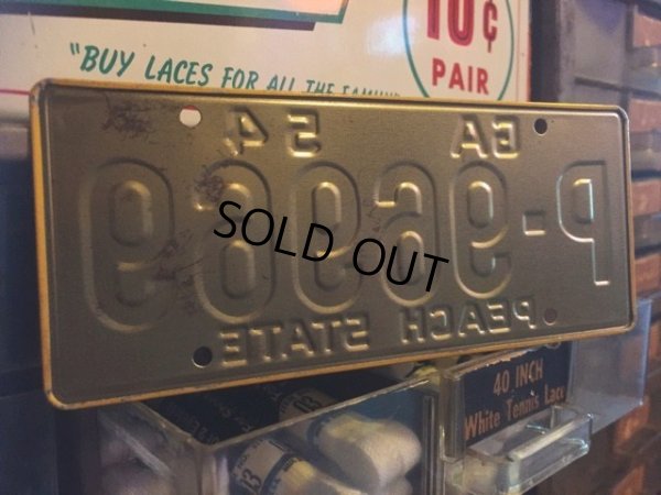 画像2: 50s Vintage Bicycle License Plate P-96969 (MA768)