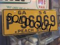 50s Vintage Bicycle License Plate P-96969 (MA768)