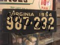 50s Vintage Bicycle License Plate 987-232 (MA763)