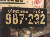 50s Vintage Bicycle License Plate 987-232 (MA763)