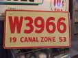 画像1: 50s Vintage Bicycle License Plate W3966 (MA771) (1)