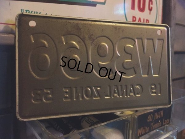 画像2: 50s Vintage Bicycle License Plate W3966 (MA771)