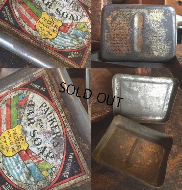 画像2: Vintage Packers Tar Soap Tin Can (MA783) 