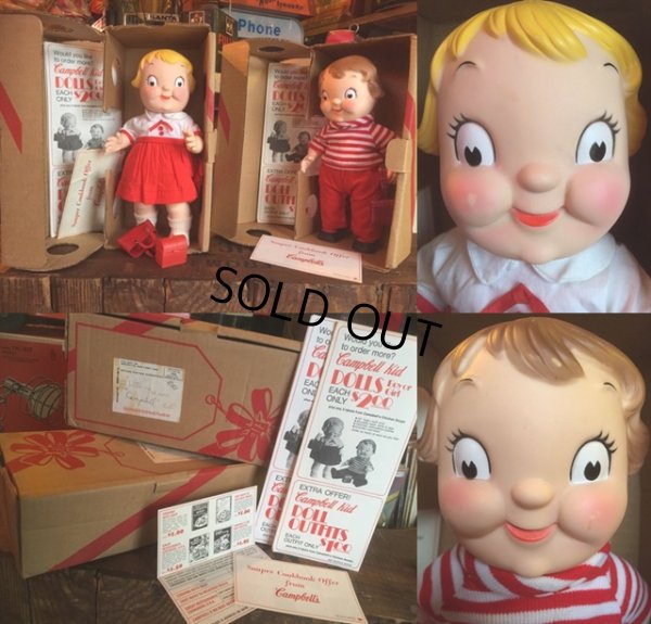 画像2: 70s Vintage Campbell Kids Doll Set (MA778)