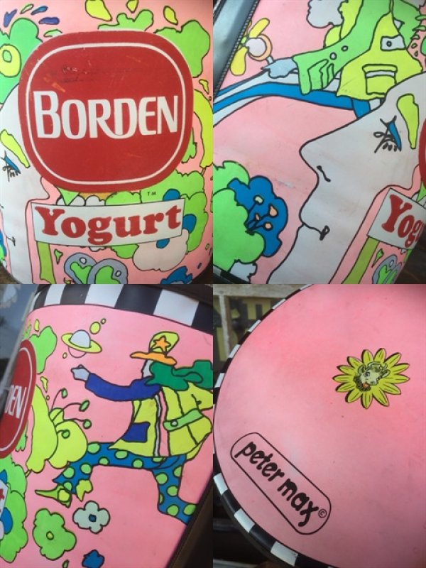 画像4: 70s Vintage Peter Max Borden Yogurt Vinyl Ice Bucket (MA783)
