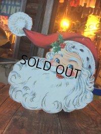 Vintage Santa Card Board Sign Chiristmas (MA792)