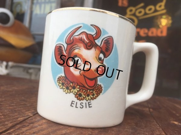 画像1: Vintage Borden Elsie the Cow Ceramic Mug (MA798)