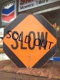 Vintage Road Sign Double Side Stop & Slow (MA812) 