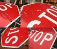 画像4: Vintage Road Sign Double Side Stop & Slow (MA812)  (4)