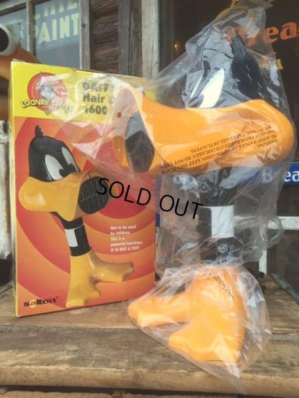 画像1: Vintage Looney Tunes Daffy Duck Hair Dryer (MA816)