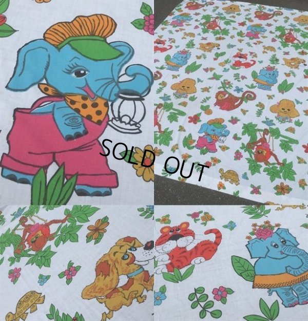 画像2: Vintage Animals Flat Sheet (MA818)