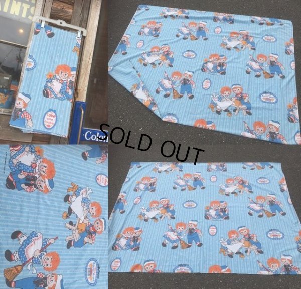 画像2: Vintage Raggady Ann & Andy Flat Sheet (MA817)