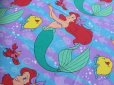 画像1: Vintage Little Mermaid Flat Sheet (MA822) (1)