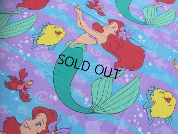 画像1: Vintage Little Mermaid Flat Sheet (MA822)