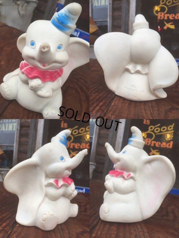 画像2: 60s Vintage Disney Dell Rubber Doll Dumbo (MA843) 