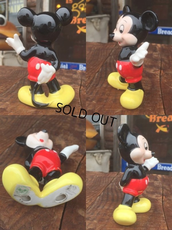 画像2: Vintage Disney Mickey Mouse Ceramic Figure (MA854）