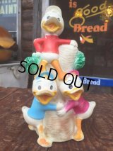 70s Vintage Disney Huey Louie Dewey Rubber Doll (MA847)