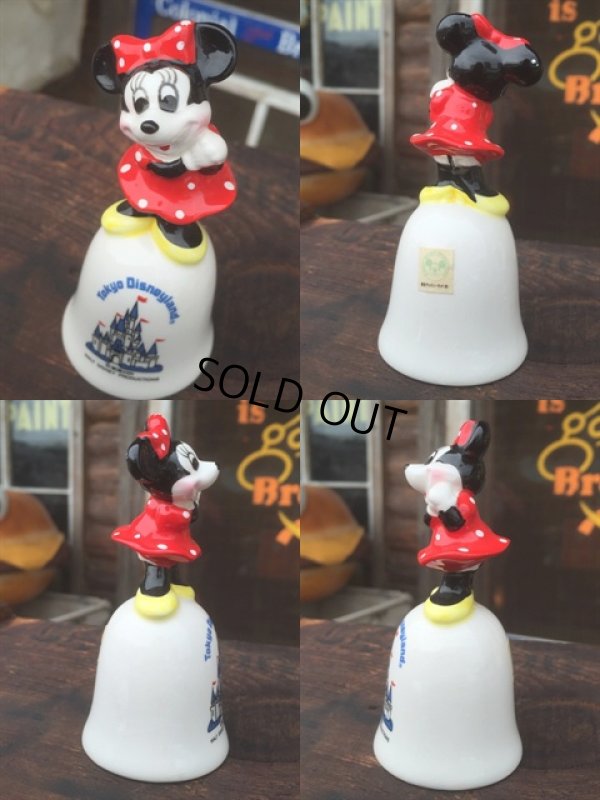 画像2: Vintage Disney Minnie Mouse Ceramic Figure Bell (MA853）