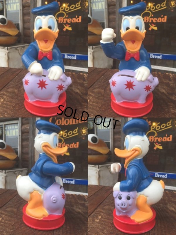 画像2: Vintage Disney Donald Duck Plastic Bank (MA858)