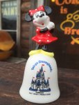 画像1: Vintage Disney Minnie Mouse Ceramic Figure Bell (MA853） (1)