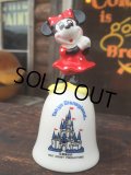 Vintage Disney Minnie Mouse Ceramic Figure Bell (MA853）