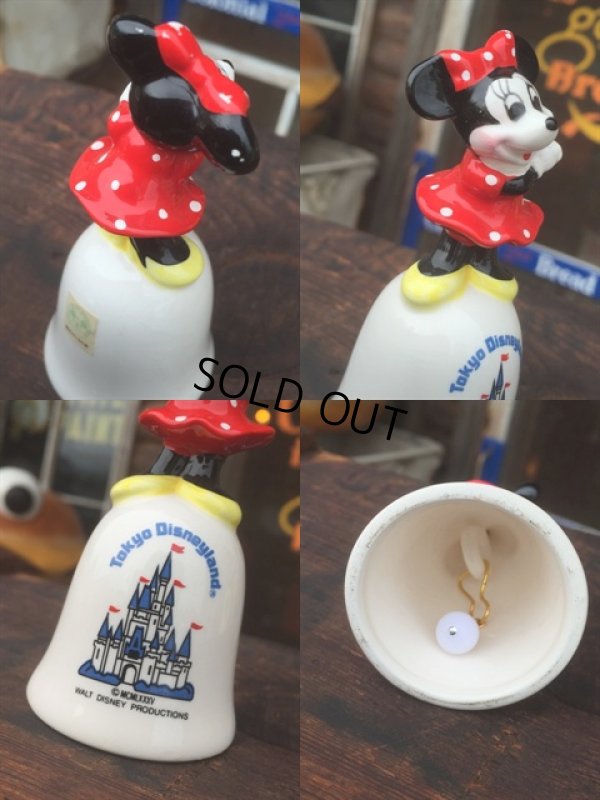 画像3: Vintage Disney Minnie Mouse Ceramic Figure Bell (MA853）