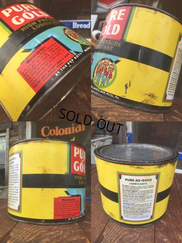 画像2: Vintage PEP BOYS Pure AS Gold Oil Can (MA867)